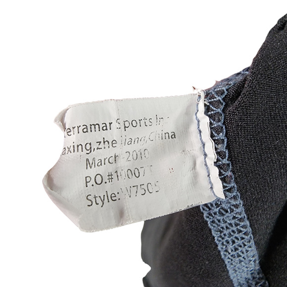 Terramar 1/4 Zip Pullover L Women Thermawool Base Layer Black Thumb Hole Wicking - Picture 4 of 13